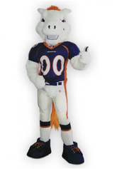 Adult Denver Broncos Mustang Horse Costume Mascot Costumes Carnival Party Cosplay Suit\